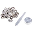 thumbnail image 3 of 6 Sets Steel Snap Buttons Press Studs With Die Punch Tool For LeatherCrafts, 3 of 8