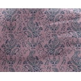 thumbnail image 4 of oneOone Georgette Viscose Fabric Leaves Block Printed Fabric 1 Yard 42 Inch Wide, 4 of 4