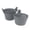 Grey 4pcs, variant on OIUR Air Fryer Egg Poacher Silicone Cupcake Baking Cups Non-stick Muffin Mold Reusable Ramekins for Air Fryer Ovens
