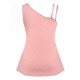 thumbnail image 3 of Top Sin Mangas Volantes Cuello Inclinado Tamaño Plus Rosegal  Camisetas sin mangas de talla grande, 3 of 5