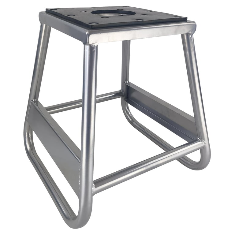 1000 LB Motorcycle Maintenance Lift Jack - Steel Panel Stand With Oil Drain Hole