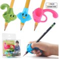thumbnail image 1 of Poignées d'Entraînement pour Crayon, Poignées d'Entraînement pour Enfants Écriture Manuelle Ergonomique 5 Doigts Ensembles Fixes pour Correction de Posture d'Entraînement, Poignées de Crayon Assorties pour Droitières et Gauchers (3 Pcs), 1 of 4