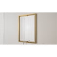 thumbnail image 3 of QR1857WS Quoizel Lighting Reflections - 32 Inch Rectangular Mirror-Weathered Brass Finish, 3 of 5
