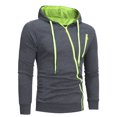 thumbnail image 2 of Gibobby Sudadera hombre Sudadera ligera de rizo francés con capucha para hombre(Verde,G), 2 of 5