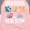 thumbnail image 3 of How to Train Your Dragon - Dragons Of New Berk - Toddler And Youth Girls Raglan Graphic T-Shirt, 3 of 4