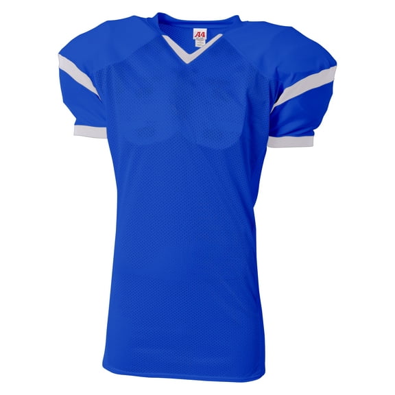 A4 Rollout Football Jersey For Men in Royal/White | N4265