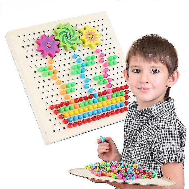 2026 Jigsaw Puzzles Plastic Mushroom Jigsaw Puzzle Board Children's Wooden Toys Baby Educational Toys Chi N02703