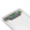 thumbnail image 2 of TFixol 2.5 inch Hard Disk Case USB3.0 External HDD/SSD Enclosure SATA Hard Drive Case Tool-free Design Easy Installation ABS Shell White, 2 of 8