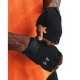 thumbnail image 2 of Guantes de entrenamiento con medio dedo Under Armour para hombre, color negro, talla M, 2 of 3