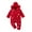 Z19-Red, variant on XDZJLR Kids Boys Girls Onesie Christmas Pajamas Flannel Toddler Xmas Cartoon Pattern Long Sleeve Pullover Jumpsuit Clothes Homewear Red 9-12 Months
