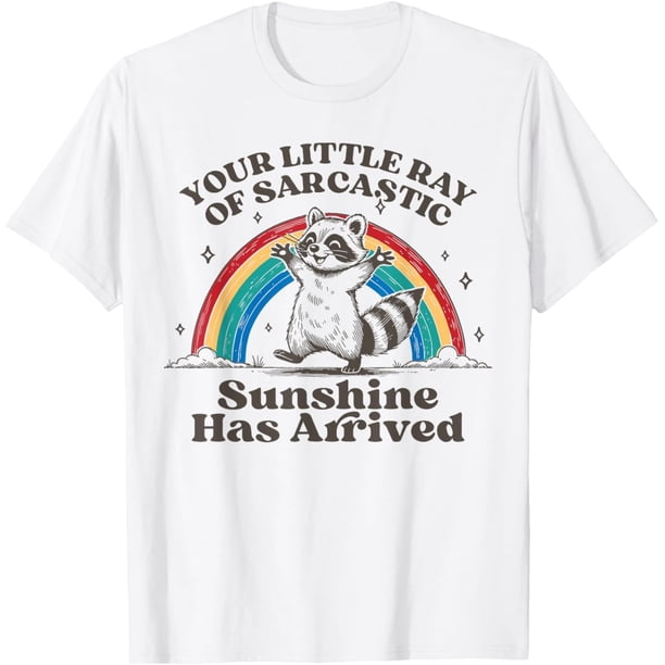 Funny Racoon Meme Your Little Ray of Sarctic Sunshine Camiseta
