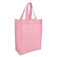 thumbnail image 1 of DALIX 10" Mini Shopping Tote Small Reusable Bags Women Pink 10 Pack, 1 of 6