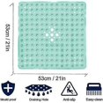 thumbnail image 2 of Alfombra De Baño Cuadrada Antideslizante Con Ventosas - Duradera Y Elegante - Alfombra De Ducha Antideslizante - Diseño Moderno - Ventosas De Calidad - Lavable A Máquina Y L, 2 of 5