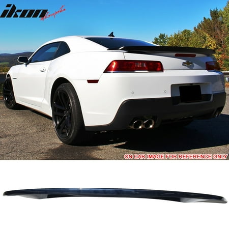 Camaro Front Spoiler - Fits 14-15 Chevy Camaro OE Style Low Blade Trunk Spoiler Wing - ABS