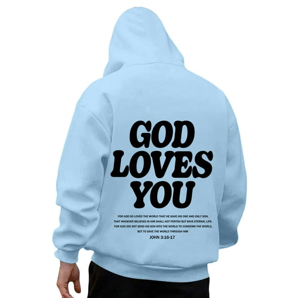 WILLBEST Sudaderas Deportivas para Hombre, Camisetas Informales De Manga Larga con Gráficos, Sudaderas con Capucha, Jerséis para Mujer Grande