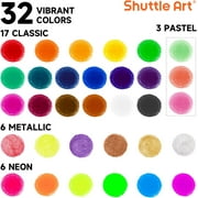 Tempera Paint Sticks, 32 Colors Solid Tempera Paint for Kids, Super Quick Drying, Works Great on Paper Wood Glass Ceramic Canvas
