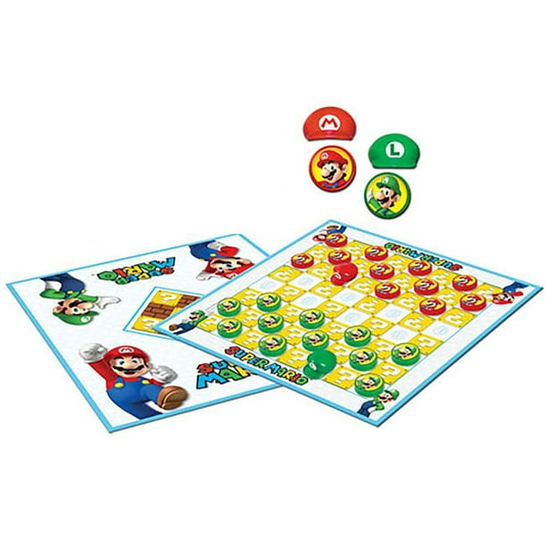 Nintendo Super Mario Checkers/Tic Tac Toe Combo Board Game Walmart