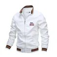 thumbnail image 4 of Chaqueta de aviador con cuello alto y logotipo de LONSDALE 2023, chaqueta de béisbol informal y ajustada para hombre, última moda de primavera, chaqueta de alta calidad, 4 of 4