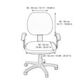 thumbnail image 2 of SUGARMOMChair Covers Stretch Jacquard Home Office Computer Chair Seat Covers Swivel Chair Seat Covers Durable Anti-dust Desk Rotating Lift Chair Slipcover Armchair Protector Decoration (C, 2 of 4