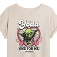 thumbnail image 3 of Star Wars - Valentine Yoda One For Me - Women's Oversized Graphic T-Shirt, 3 of 5