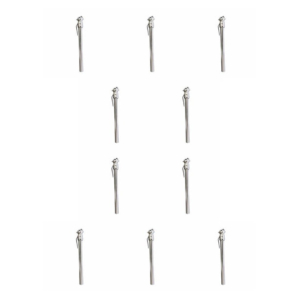 Scienceny Pluma indicadora de presión de neumáticos, resistente al desgaste, para Motor de vehículo, accesorios para automóviles, probador de presión Como se muestra 10piezas Scienceny CBP018779