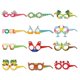 thumbnail image 1 of Gafas de fiesta de cumpleaños, juego de 12 marcos divertidos para cumpleaños, grandes y pequeños, coloridos, unisex para adultos, multicolor, 1 of 4