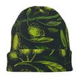 thumbnail image 7 of Gaeub Green Branch Olive Print Beanie Hats for Men Women,Winter Caps,Knit Cuffed Beanie,Cuffed Cap,Great for Winter Activities, 7 of 7