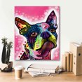 thumbnail image 5 of Epic Graffiti 'Boston Terrier' by Dean Russo, Giclee Canvas Wall Art, 20"x24", 5 of 8