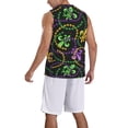 thumbnail image 2 of Sikiie Mardi Gras6 Basketball Jersey Reversible Men's Mesh Athletic Sports Shirts Training Practice S-4XL3X-Large, 2 of 6