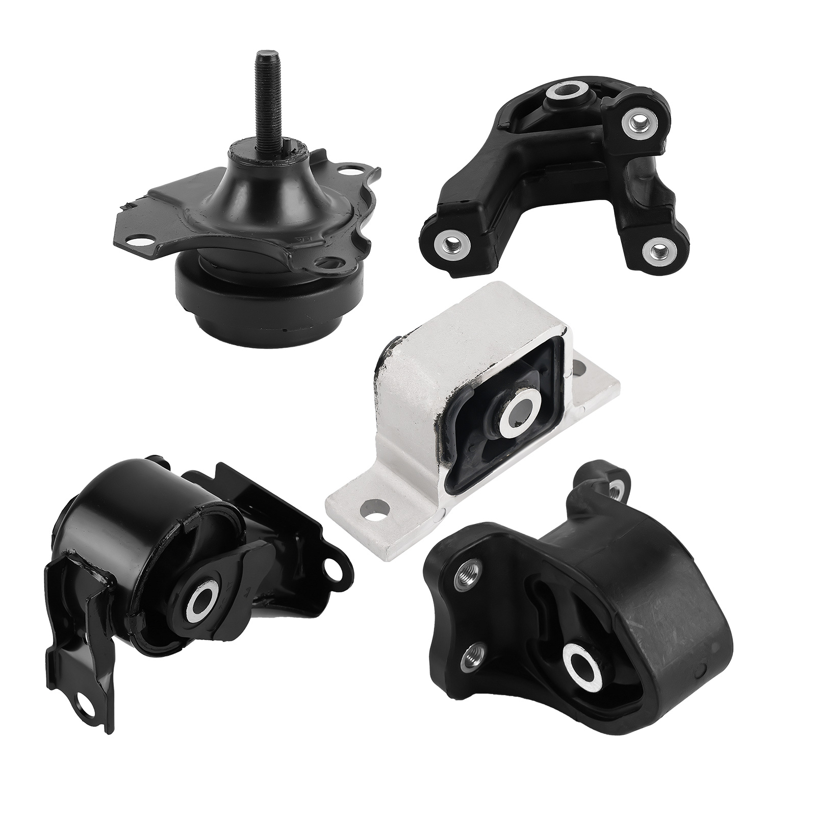 maXpeedingrods Engine Motor Mount Kits & Transmission Mount for Honda CRV 2002-2006, Element 2003-2011 2.4L 4WD Automatic Transmission Replace OE A6597 A4573 A65010 A4504 A4506