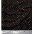 thumbnail image 1 of Soimoi Satin Silk Fabric Alphabets Shirting Print Fabric by The Yard 42 Inch Wide, 1 of 1