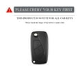 thumbnail image 2 of New Fashion Flip Key Case Key Protector Soft TPU Shell Cover Key Fob Cover Car Key Case Remote Key Case SILVER WHITE, 2 of 8