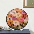 thumbnail image 4 of Yayeee Wall Clock Battery Operated 11.9" Silent Non-Ticking for Living Room, Abstract Floral, 4 of 8