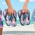 thumbnail image 5 of YAZAOOSummer Flip Flops Creatively Birds Flowers Butterflies Simple Beach Sandals, 5 of 8