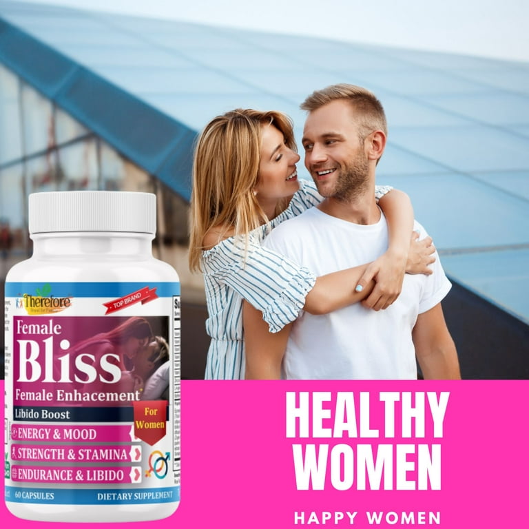 Female Bliss Enhancement Pills, Natural Mood & Energy Booster for Women  with Horny Goat Weed, Ginseng, Maca Root, Women Health Supplement for  Support Strength(60 Capsules) 