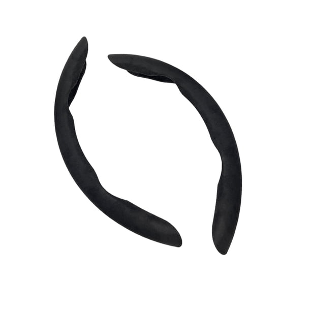Funda para volante Kenally fibra de carbono Durabilidad extraordinaria universal tacto líquido negro