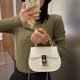 thumbnail image 3 of Bolsa Bolsos cruzados de sillín para mujer Bolsos de cadena de hombro de PU semicírculo (Blanco) Tmvgtek Para estrenar, 3 of 9