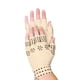 thumbnail image 3 of Guantes de terapia magnética North American Health + Wellness Compresión Sin dedos Alivio del dolor Tan Regular, 3 of 5