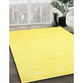 thumbnail image 2 of Ahgly Company Indoor Rectangle Contemporary Yellow Abstract Area Rugs, 6' x 9', 2 of 6