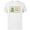 White, variant on Star Wars Yoda Yoga Studio Logo Funny - Short Sleeve Cotton T-Shirt for Adults - Customized-Black