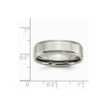 thumbnail image 6 of Titanium Ridged Edge 7mm Polished Band Size: 13; for Adults and Teens; for Women and Men, 6 of 6