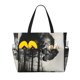 thumbnail image 1 of Easygdp Double Exposure Cat Forest Bolsa de Viaje de Playa de Gran Capacidad, Bolsa Tote Perfecta para la Playa, Escapadas de Fin de Semana y Viajes, 1 of 7