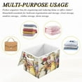 thumbnail image 7 of Various Birds Large Storage Bins with Linen Collapsible Lid Storage Box 16.7 x 12.6 x 11.8in, 7 of 7