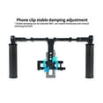 thumbnail image 3 of Handheld Mobile Phone Stabilizer Video Cage Rig Case Carbon Fiber Hand Grip with 1/4 3/8 Thread Cold Shoe Mount, 3 of 10