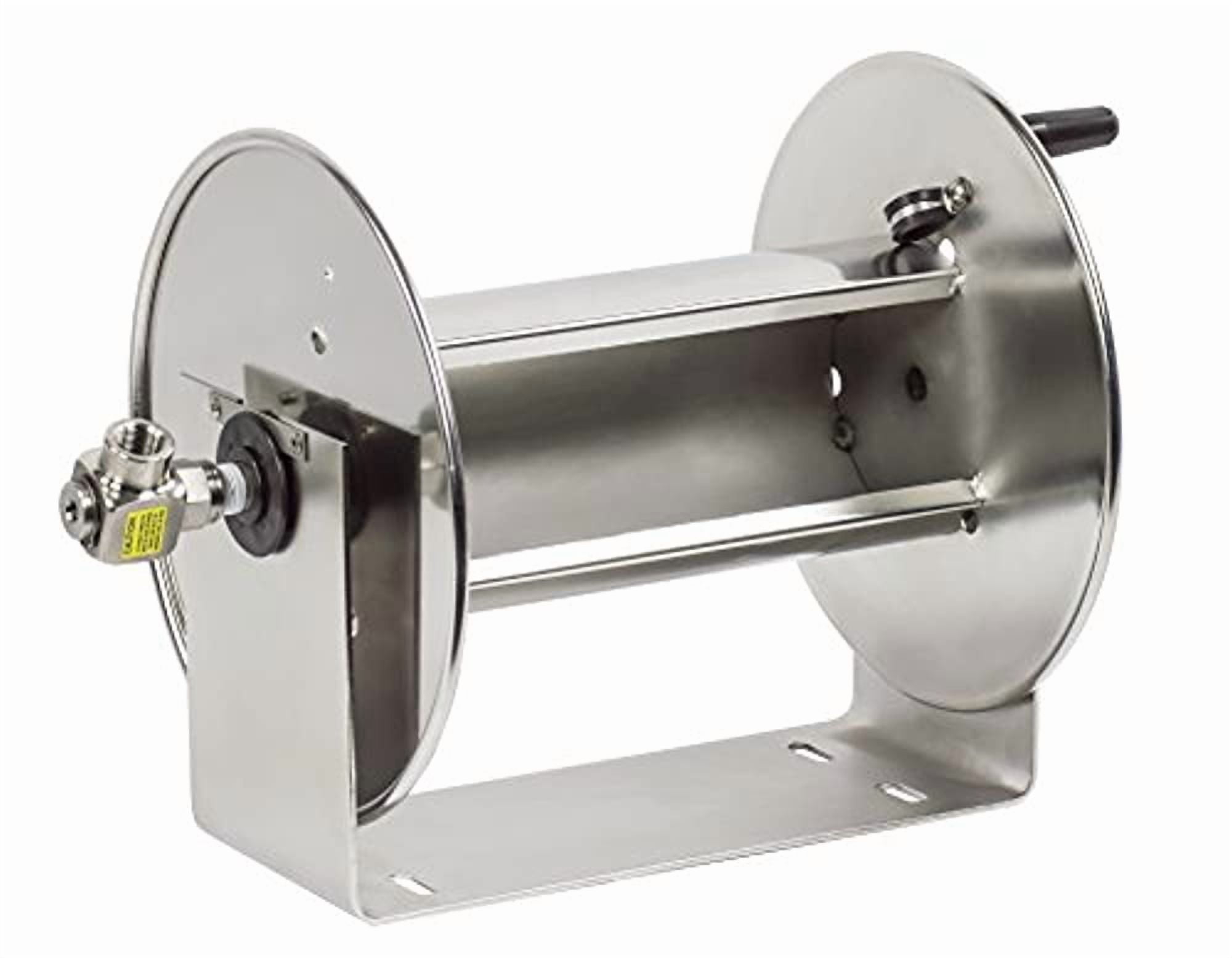 COXREELS Hand Crank Hose Reel,75 ft. Hose Length 112-4-75-SS
