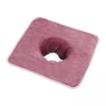 thumbnail image 1 of 5xToalla Para Mesa De Masajes De Salón, Facial, Toalla Con Orificio Para El Cuidado De La Piel, Color Rosa, 1 of 8