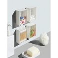 thumbnail image 2 of 10pcs multi piece isolation and dustproof flip storage box, simple hair clip/lipstick/rubber band/toothpick/makeup swab/transparent/hair film/battery/, 2 of 5