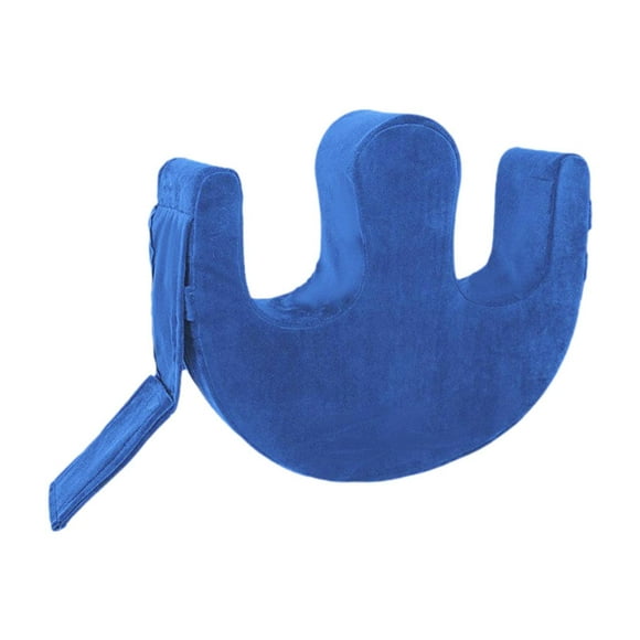 Almohada para piernas y piernas para dar la vuelta a la cama, funda suave y extraíble, almohada para dar la vuelta en forma de U, almohadilla para cambiar pañales. Algodón perlado