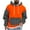 A-A-Orange, variant on Momasggi Oversized Hoodies for Men Big and Tall Long Sleeve Drawstring Hooded Sweatshirt Plaid Color Block Pullover Tops Fall Winter Fleece Hoodie with Pockets Army Green 2XL