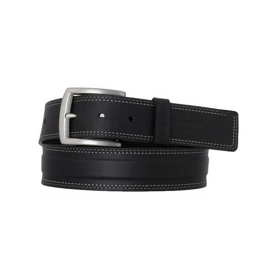 Harley-Davidson Men's One Lane Genuine Leather Belt - Antique Nickel Finish (38), Harley Davidson